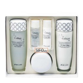 Набор для осветления лица 3W Clinic Collagen White Skin Care Items 3 Set