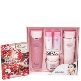 Набор для увлажнения лица 3W Clinic Flower Effect Extra Moisturizing 3 Kit Set