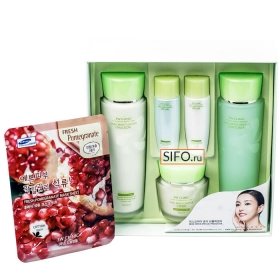 Набор для увлажнения лица 3W Clinic Snail Moist Control Skin Care 3 Set