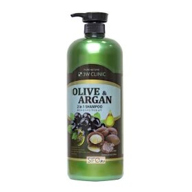 Шампунь для волос 3W Clinic Olive & Argan 2 in 1 Shampoo (1500 мл)