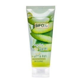 Пенка-скраб для лица 3W Clinic Pure Clean Scrub Foam Cleansing Aloe