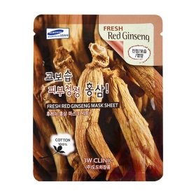 Тканевая маска 3W Clinic Fresh Red Ginseng Mask Sheet