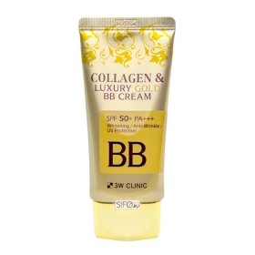 ВВ крем 3W Clinic Collagen & Luxury Gold BB Cream
