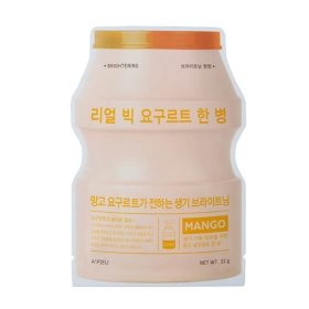 Тканевая маска A'Pieu Real Big Yogurt One-Bottle Mango