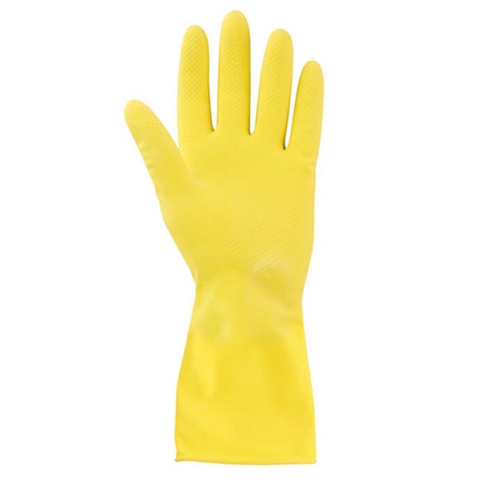 Хозяйственные перчатки желтые