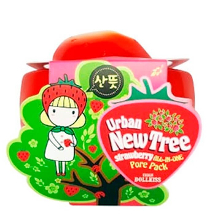 Маска-скраб Urban Dollkiss New Tree Strawberry All-In-One Pore Pack