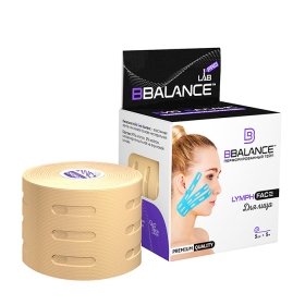 Кинезио тейп для лица BBTape Lymph Face (5см*5м)