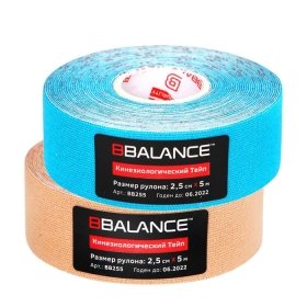 Кинезио тейп BBTape (2,5см*5м)