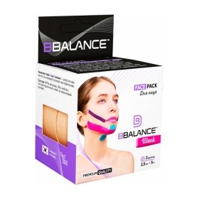 Кинезио тейп для лица BBTape Face Pack (2,5см*5м, 2 рулона) шёлковый