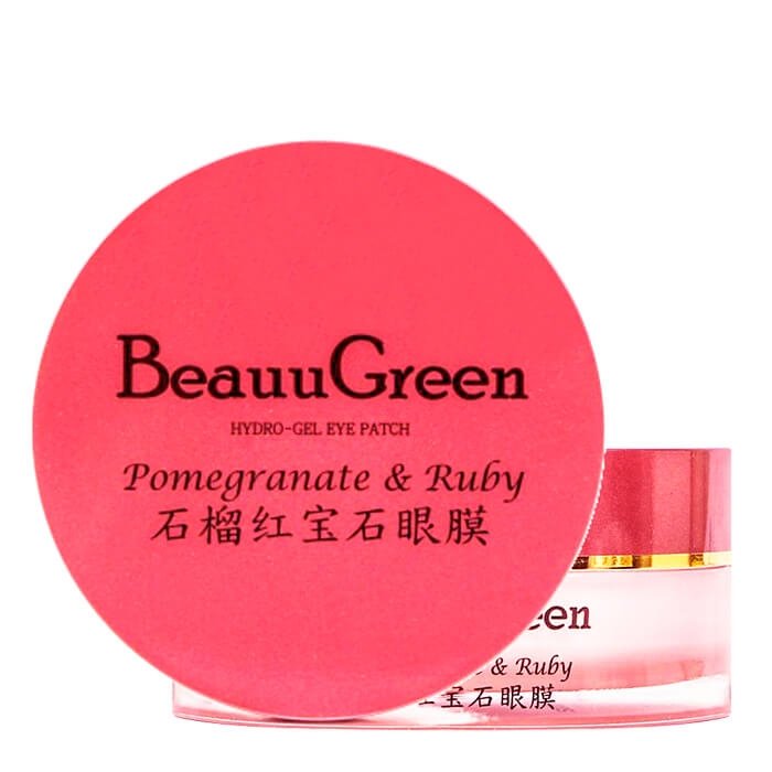 Гидрогелевые патчи BeauuGreen Pomegranate & Ruby Hydrogel Eye Patch