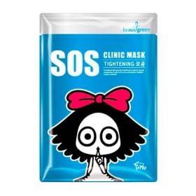 Тканевая маска BeauuGreen SOS Clinic Tightening Mask