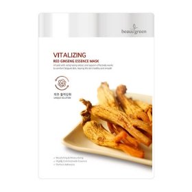 Тканевая маска BeauuGreen Vitalizing Red Ginseng Essence Mask