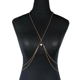 Колье Mia Collection - Gold X-Chain