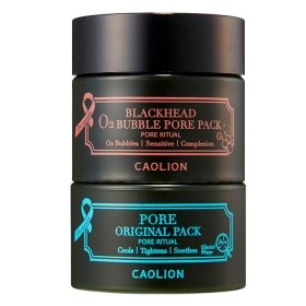 Дуэт миниатюр Caolion Premium O2 Bubble & Cool Pore Pack Duo (mini)