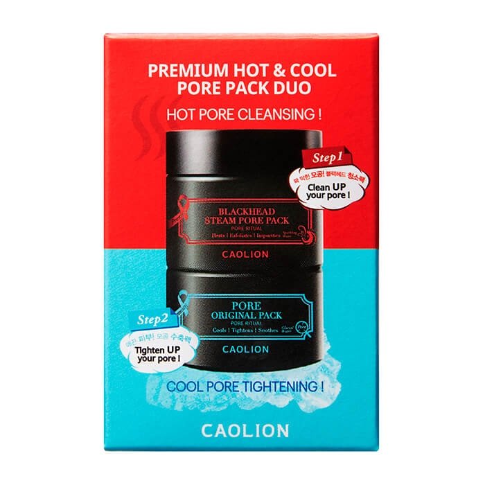 Набор миниатюр Caolion Premium Hot & Cool Pore Pack Duo (mini)