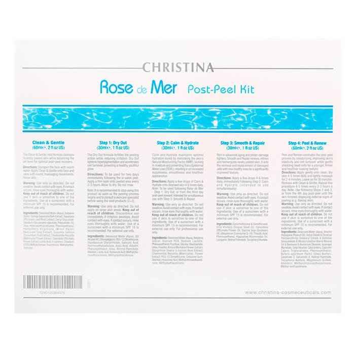 Набор для лица Christina Rose de Mer Post Peel kit
