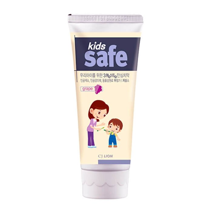 Детская зубная паста CJ Lion Kids Safe Toothpaste - Grape