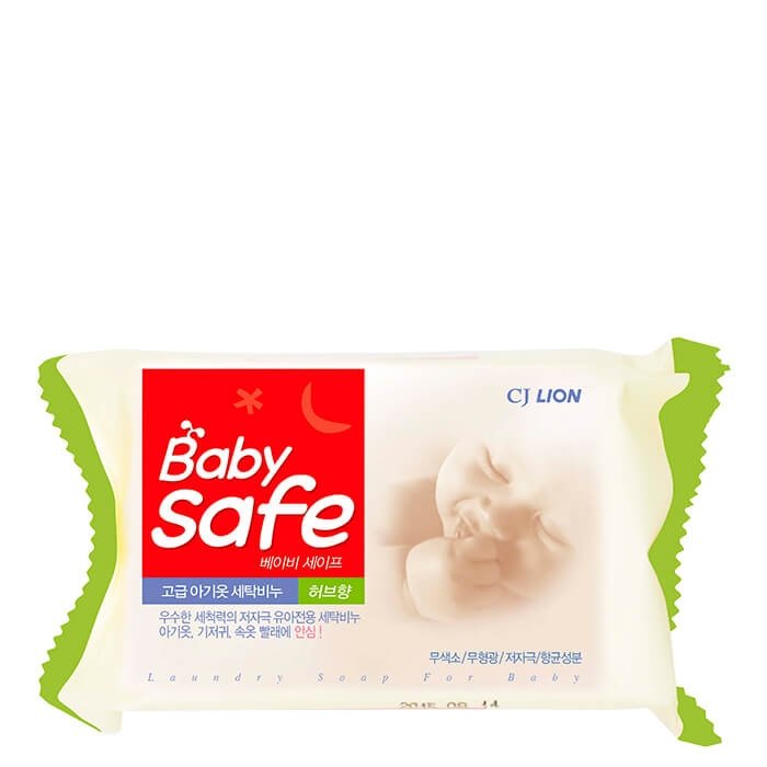 Мыло для стирки детских вещей CJ Lion Baby Safe Herbs Soap