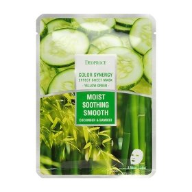 Тканевая маска Deoproce Color Synergy Effect Sheet Mask Yellow Green