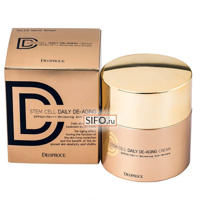 DD крем Deoproce Stem Cell Daily De-Aging Cream