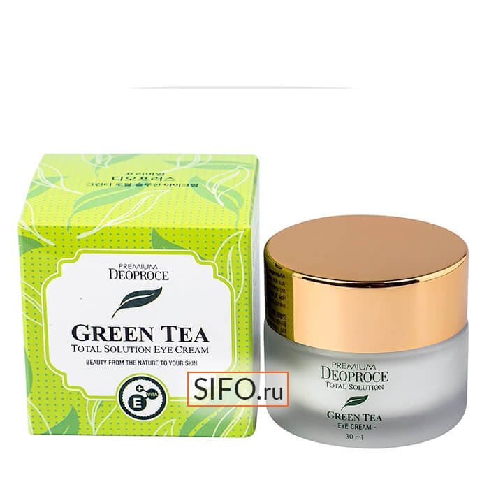 Крем для век Premium Deoproce Green Tea Total Solution Eye Cream