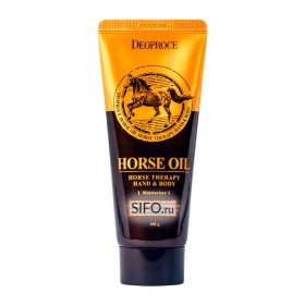 Крем с лошадиным жиром Deoproce Hand & Body Horse Oil