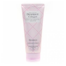 Маска для лица Premium Deoproce Collagen Clean & Deep Essence Pack