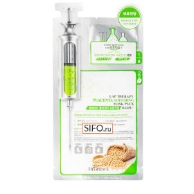 Маска-сыворотка Deoproce Lap Therapy Placenta Soothing Ampoule Mask Pack
