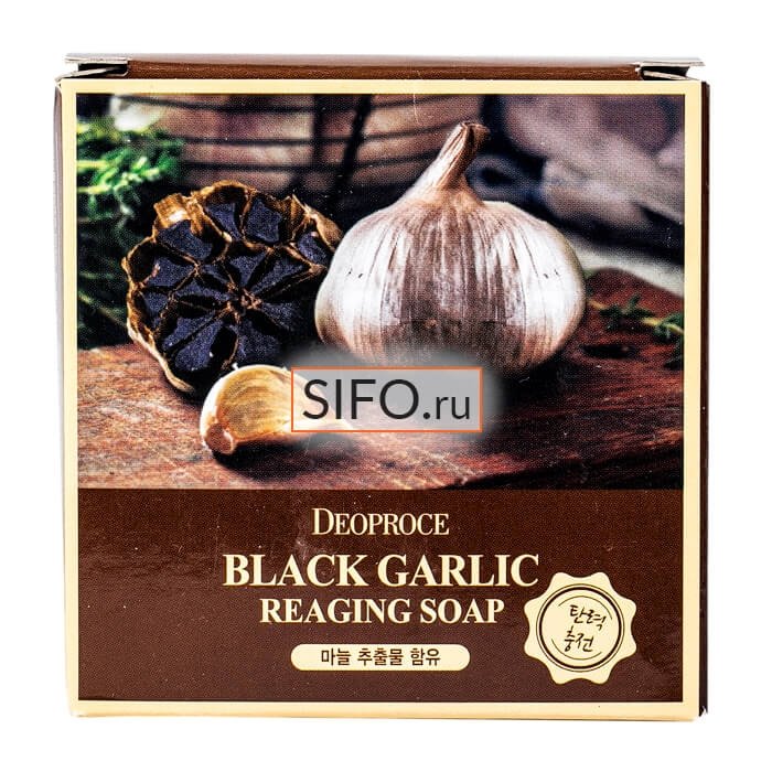 Мыло для лица Deoproce Black Garlic Soap
