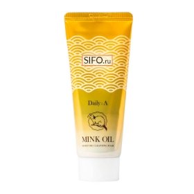 Пенка для умывания Deoproce Daily: A Mink Oil moisture Cleansing Foam