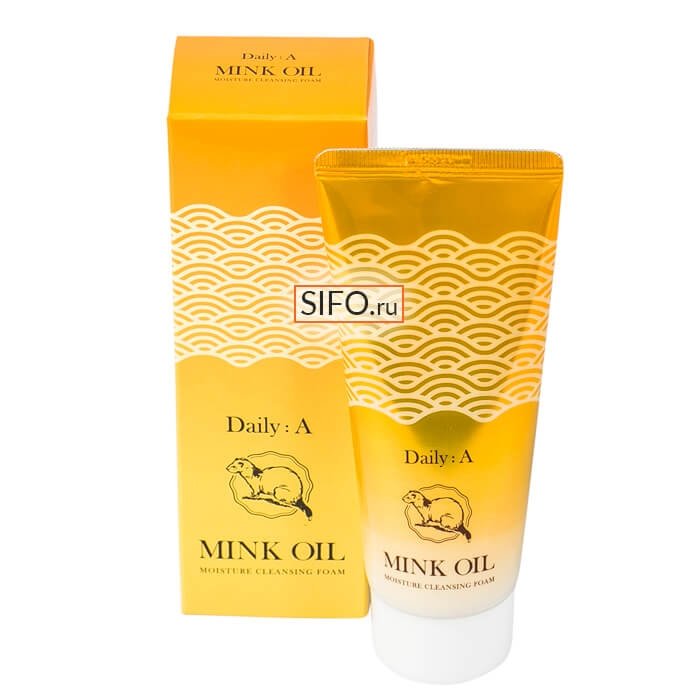 Пенка для умывания Deoproce Daily: A Mink Oil moisture Cleansing Foam