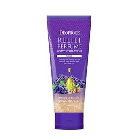 Скраб для тела Deoproce Relief Perfume Body Scrub Wash - Grape Seeds