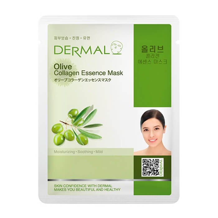 Тканевая маска Dermal Olive Collagen Essence Mask