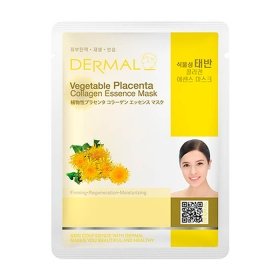 Тканевая маска Dermal Vegetable Placenta Collagen Essence Mask