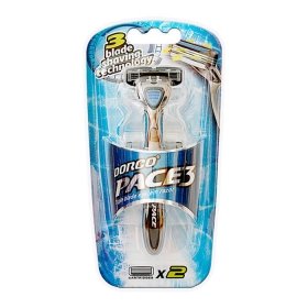 Бритва мужская Dorco Pace3 (2 кассеты)