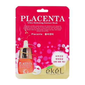 Тканевая маска Ekel Placenta Ultra Hydrating Essence Mask