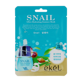 Тканевая маска Ekel Snail Ultra Hydrating Essence Mask