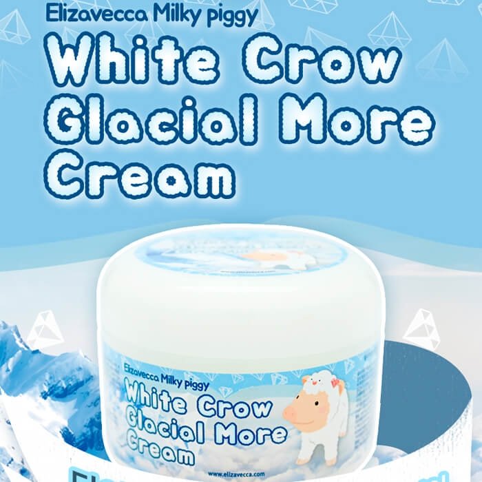 Крем для лица Elizavecca White Crow Glacial More Cream