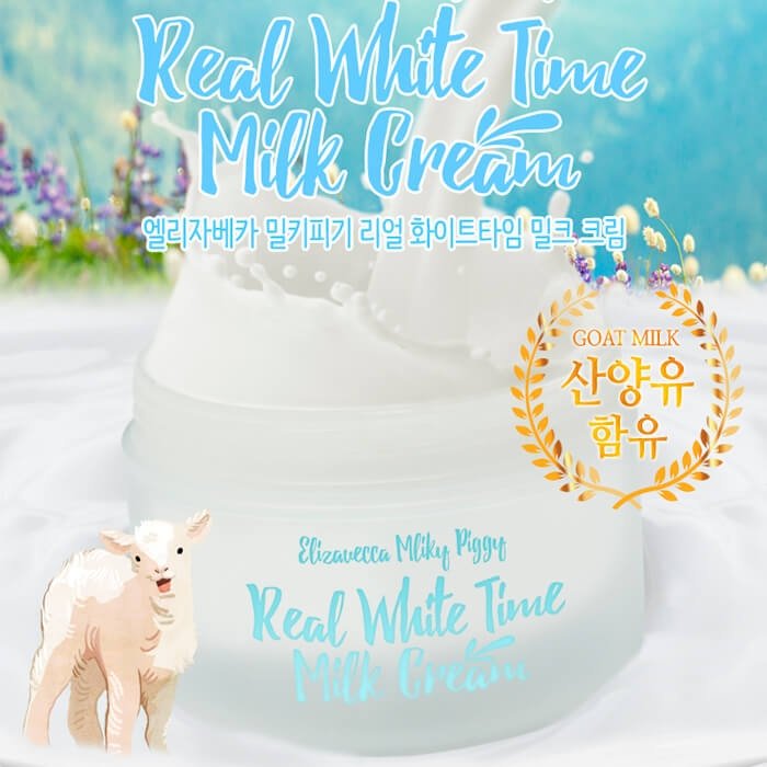 Крем для лица и тела Elizavecca Real White Time Milk Cream