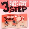 Набор от чёрных точек Elizavecca Milky Piggy Black Head Solution 3 Step Nose Strip