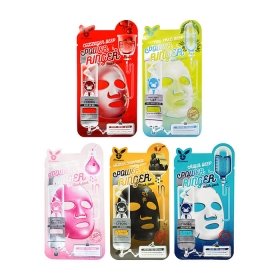 Набор тканевых масок Elizavecca Deep Power Mask Pack #3 (5 шт.)