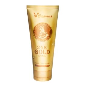 Очищающая пенка Elizavecca 24K Gold Snail Cleansing Foam