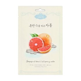 Тканевая маска Entico Eserie Grapefruit Drank Hot Spring Water Mask Pack