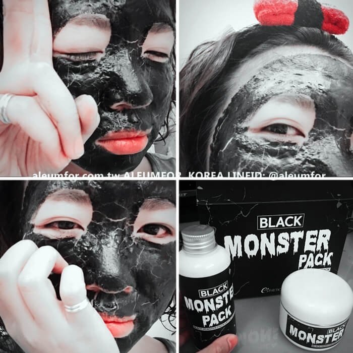 Набор для приготовления маски Esthetic House Black Monster Pack