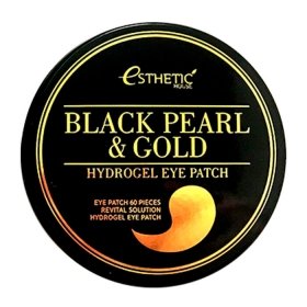 Патчи для глаз Esthetic House Black Pearl & Gold Hydrogel Eye Patch