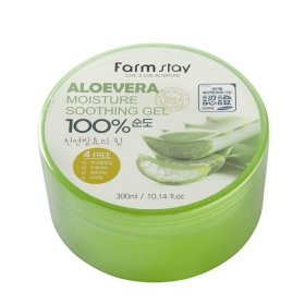 Гель с алоэ FarmStay Moisture Soothing Gel Aloevera 100%