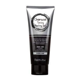 Пилинг-скатка для лица FarmStay Charcoal Toning Peeling Gel