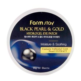 Патчи для глаз FarmStay Black Pearl & Gold Hydrogel Eye Patch