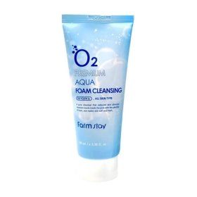 Пенка для лица FarmStay O2 Premium Aqua Foam Cleansing