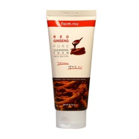 Пенка для лица FarmStay Red Ginseng Pure Cleansing Foam